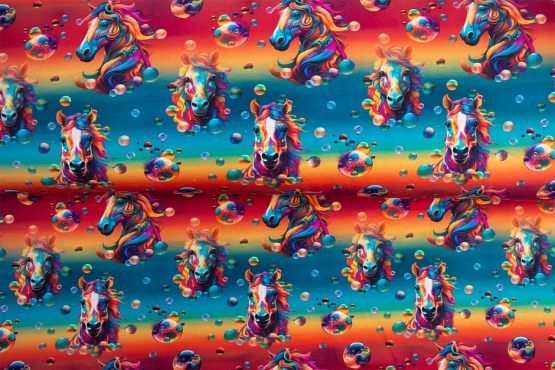 26024 ''Electric Horses'' Allover print