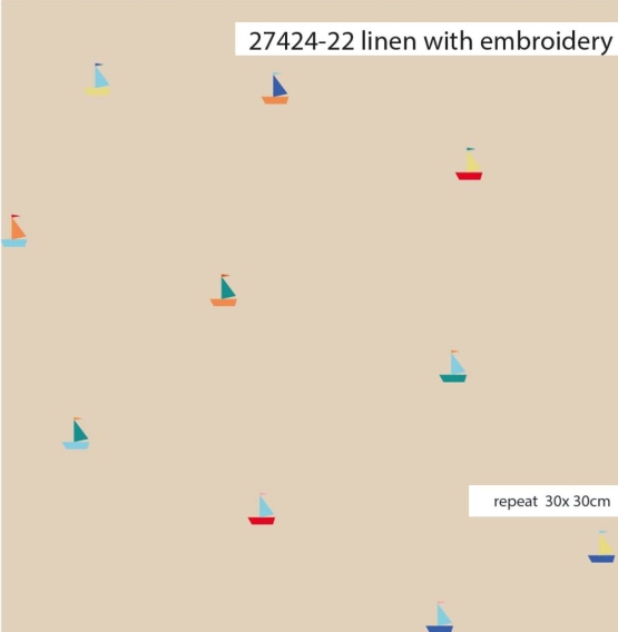 27424-22 ''Tiny Sailboat'' Embroidery