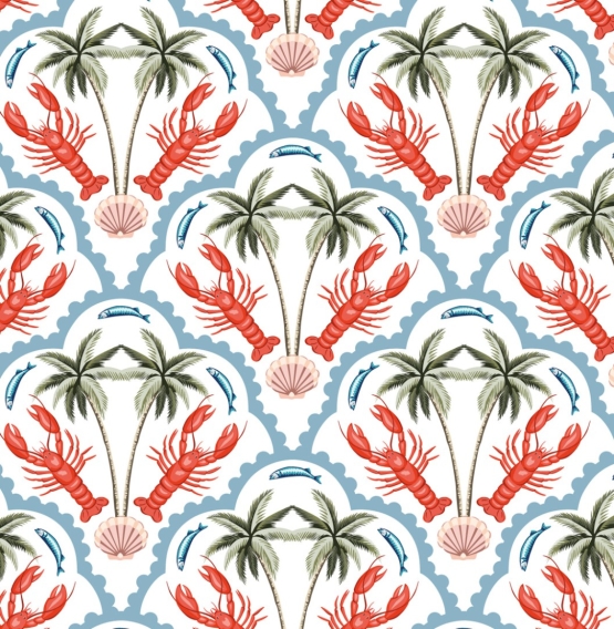 27752-02CV ''Seafood Service'' print