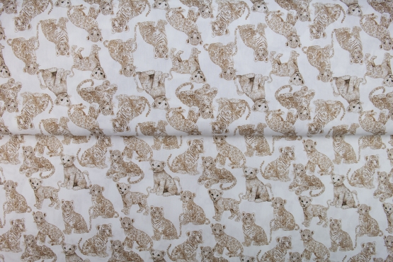 26344-22PL ''Beige Kittens'' print