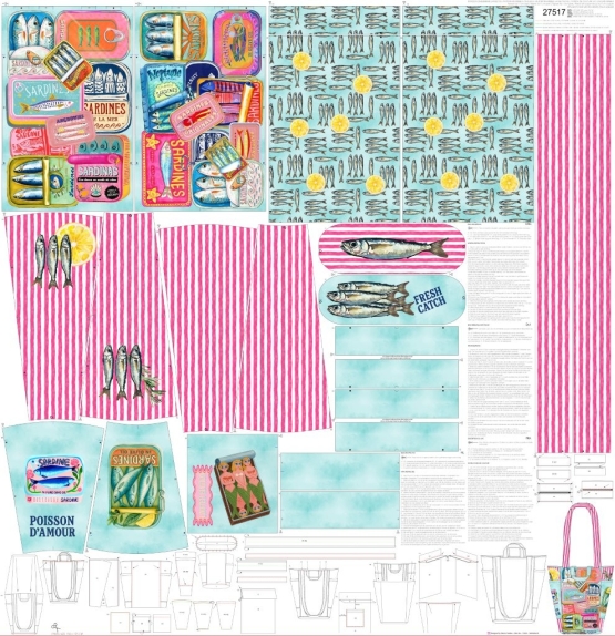 27517 ''Sardines'' Bag Panel