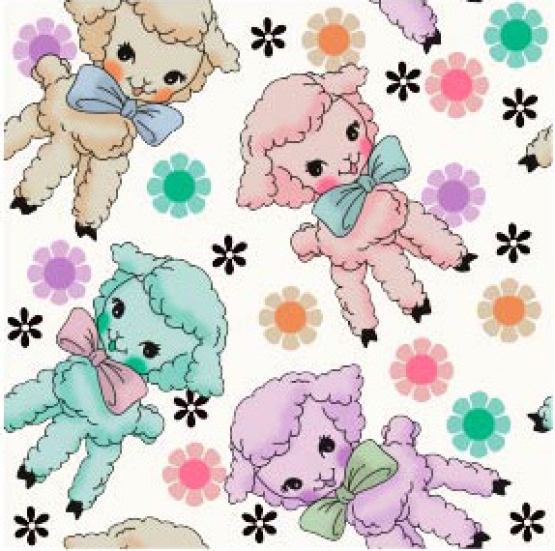 27232-02TR ''Little Lambs'' print