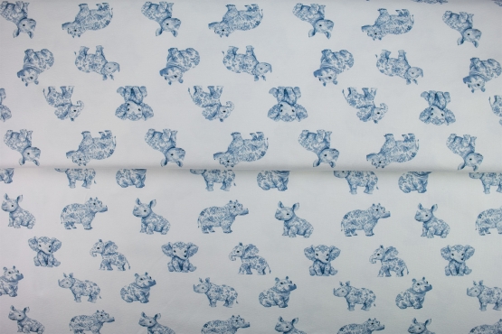 26343-02TR ''Blue Zoo'' print